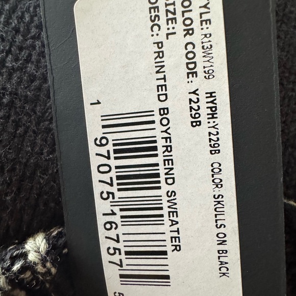 R13 Black Knit Sweater and R13 hoodie - Picture 6 of 6